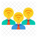 Administrator Communication Connection Icon