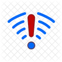 Alerta De Wifi Atencao Wifi Sem Rede Ícone