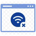 Wifi Blocked Wifi Disconnected No Connection Icon