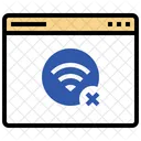 Wifi Blocked Wifi Disconnected No Connection Icon
