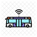 Wifi Bus Unmanned Bus Automatic Bus Icon