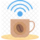 Cafe Wifi Taza De Cafe Cafe Icono