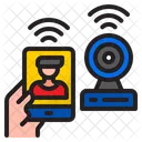 Wifi Call Video Call Online Call Icon