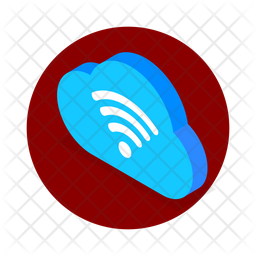 Wifi Cloud Icon Download In Rounded Style