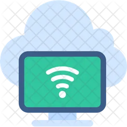 Wifi cloud  Icon