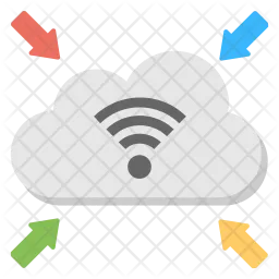 Wifi Cloud Services  Icon