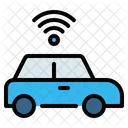 Coche Inteligente Wifi Icono
