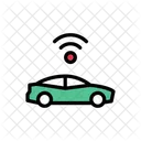 Coche Vehiculo Inalambrico Icono
