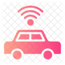 Coche Wifi Coche Inteligente Vehiculo Icono