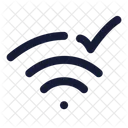 Wi-Fi connecté  Icône