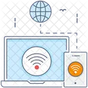System Wifi Connected Device Laptop Wifi Icon