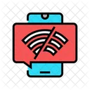 Wifi Disconnected Mobile Icon