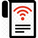 Wifi Document Online Internet Icon