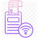 Wifi E Bill Internet Bill Internet Invoice Icon