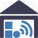 Wifi Enabled House  Icon