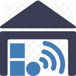 Wifi Enabled House  Icon