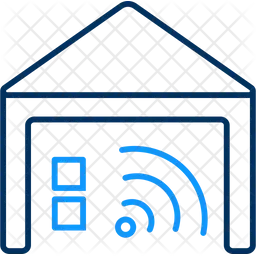 Wifi enabled house  Icon