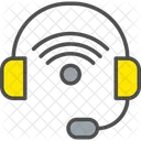 Wifi Headphone Headphone Headset Icon