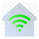 Wifi Home Internet Home Smart House Icon