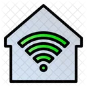 Wifi Home Internet Home Smart House Icon
