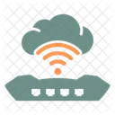 Wifi Cloud Iot Icon