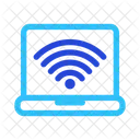 Laptop Wireless Signal Icon