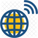 Wifi Internet Globe Icon
