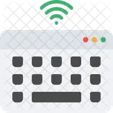 Keyboard Wifi Internet Of Things Icon