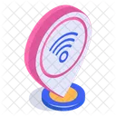 Wifi Location Internet Icon