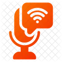 Wifi Microphone  Icon