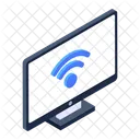 Wifi Monitor Wifi Computer Wireless Pc Icon