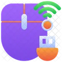 Mouse Wifi Signal Icon