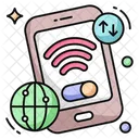Wifi Movil Internet Movil Red Inalambrica Icono