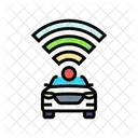 Coche Wifi Automatico Icono