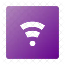 Quadrado wi-fi  Icon