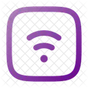 Quadrado wi-fi  Icon