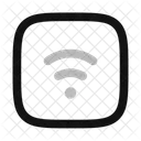 Quadrado wi-fi  Icon