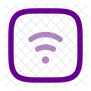 Wifi Quadrado Wi Fi Internet Icon