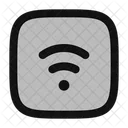 Wifi Quadrado Wi Fi Internet Icon