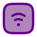 Wifi Quadrado Wi Fi Internet Icon