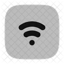 Quadrado wi-fi  Icon