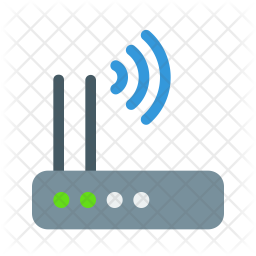 Wifi router Icon of Flat style - Available in SVG, PNG, EPS, AI & Icon ...