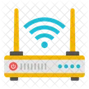 Wi Fi 라우터 모뎀 인터넷 장치 아이콘