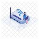 Wifi Router Internet Device Wireless Router Icon