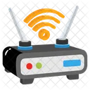 Wifi Router Internet Router Hotel Modem Icon