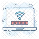 Wifi Security Protected Network Cybersecurity Icône