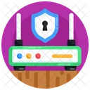 Router Security Wifi Security Router Protection Icon