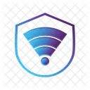 Wifi Security Shield  Icon