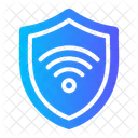 Wifi Shield Protection Iot Icon