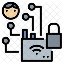 Hacker Wifi Signal Icon